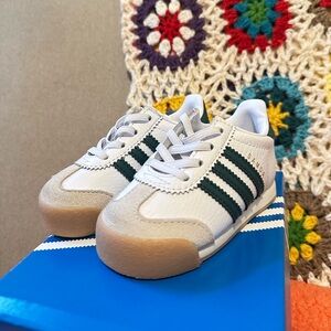 Toddler Adidas Samoa White Green Size 5K